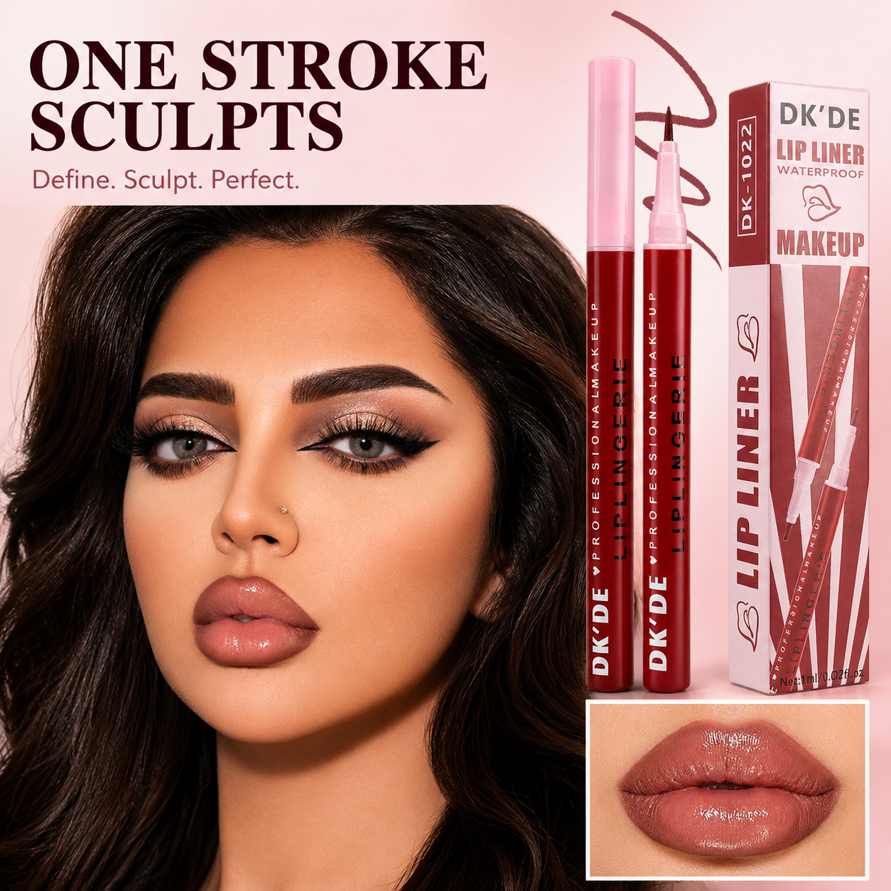 6 Color Matte Lip Liner