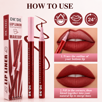 6 Color Matte Lip Liner
